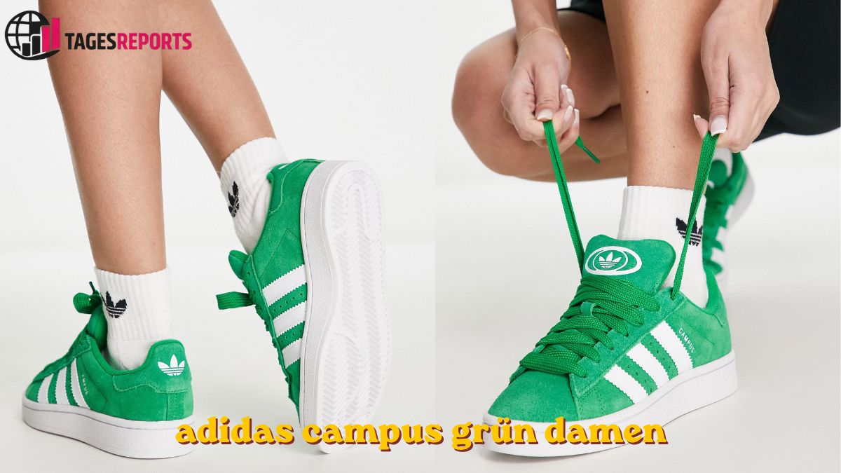 adidas campus grün damen