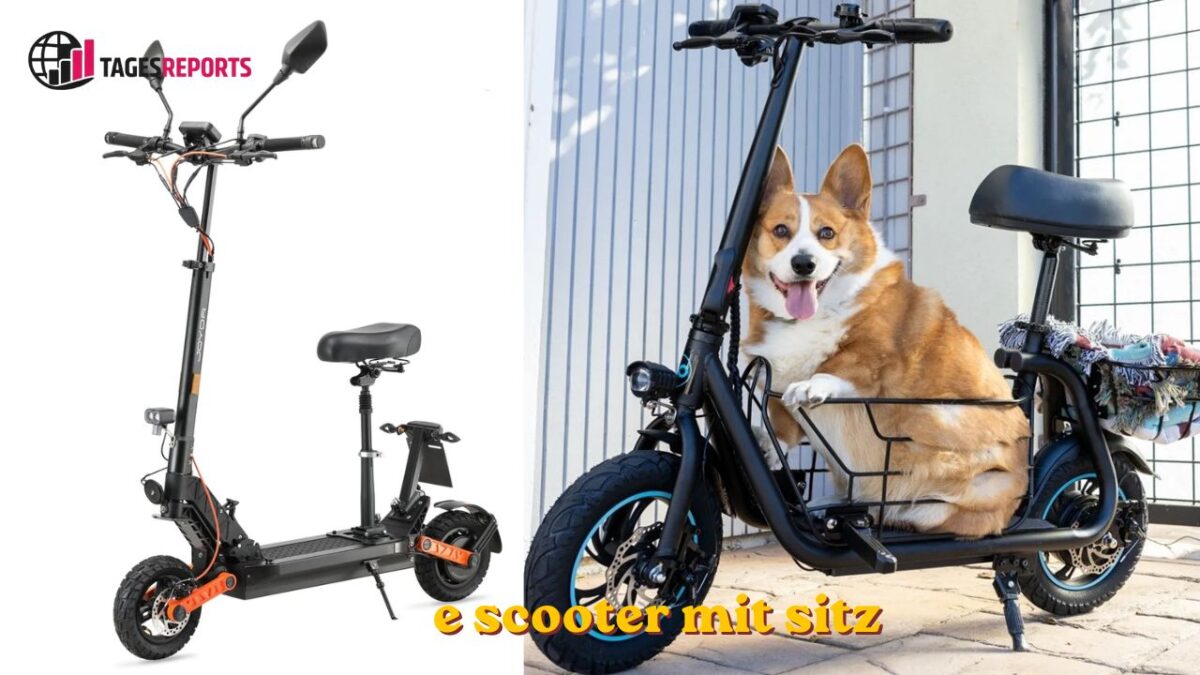 E-Scooter mit Sitz e scooter mit sitz